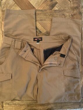 Men's Tan Cargo Pants with Utility Pockets by Tru-Spec